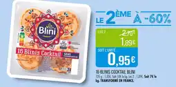 Match BLINI 16 Blinis Cocktail offre