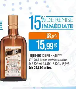 Match Cointreau Liqueur offre