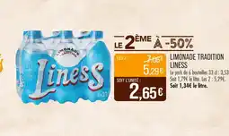 Match LINESS Limonade Tradition offre