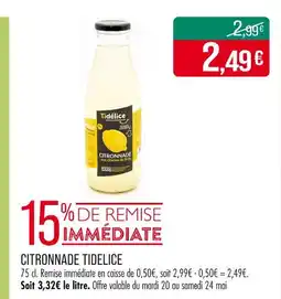 Match Tidélíce Citronnade offre
