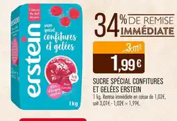 Match ERSTEIN Sucre spécial confitures et gelées offre