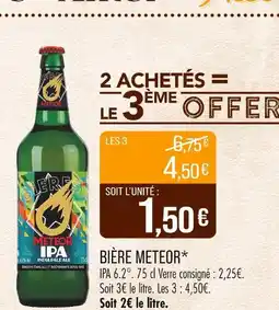 Match METEOR Bière offre