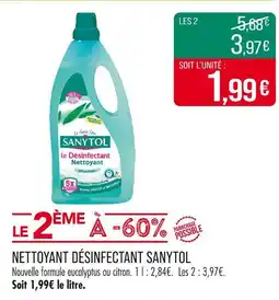 Match SANYTOL Nettoyant désinfectant offre