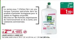 Match L’ARBRE VERT Liquide vaisselle offre