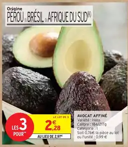 Intermarché AVOCAT AFFINÉ offre