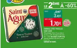 Match SAINT AGUR Fromage à pâte persillée offre