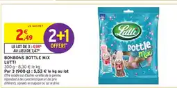 Intermarché Lutti Bonbons bottle mix offre