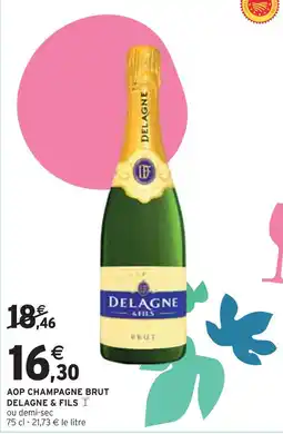 Intermarché DELAGNE & FILS AOP Champagne brut offre