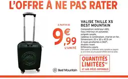 Intermarché BEST MOUNTAIN Valise taille xs offre