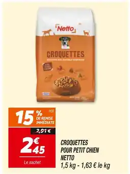 Netto Netto Croquettes pour petit chien offre