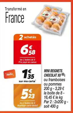 Netto MINI BEIGNETS CHOCOLAT X8 offre