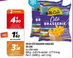 Netto MC CAIN FRITES CÔTÉ BRASSERIE SURGELÉES offre