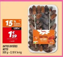 Netto NETTO Dattes entiĂšres offre