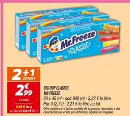Netto MR FREEZE Big pop classic offre