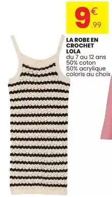 Stokomani La robe en crochet offre