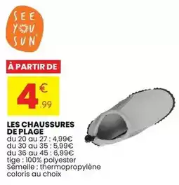 Stokomani Sun - les chaussures de plage offre