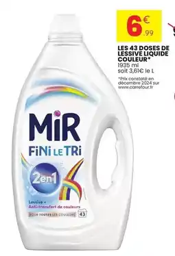 Stokomani Mir - lessive liquide couleur offre