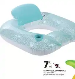 Stokomani Le fauteuil gonflable offre
