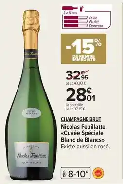 Carrefour Drive Brut - champagne offre