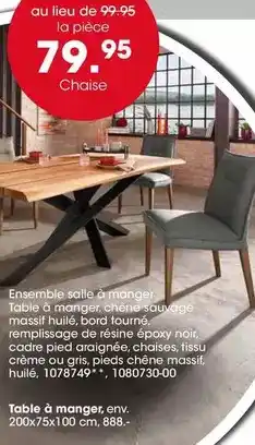 Möbel Martin Chêne - table à manger env offre