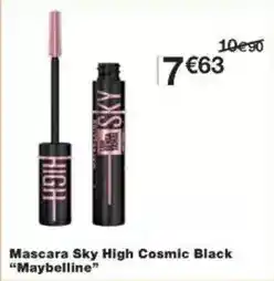 Monoprix Maybelline - mascara sky high cosmic black offre