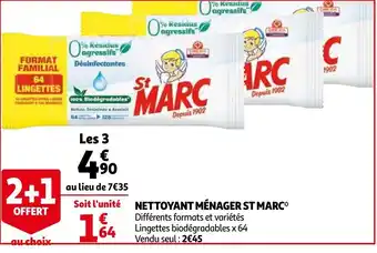 Auchan Nettoyant Ménager St Marc offre