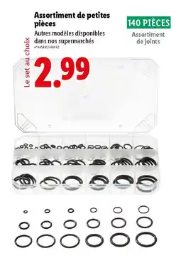 Lidl Assortiment de petites pièces offre