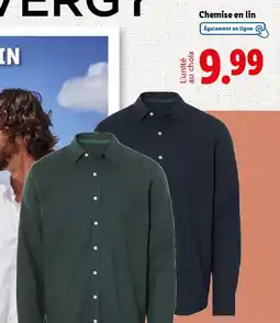 Lidl LIVERGY Chemise en lin offre