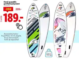 Lidl Stand up paddle gonflable polyvalent offre