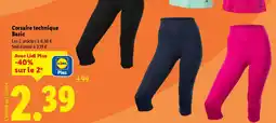 Lidl CRIVIT Corsaire technique Basic offre