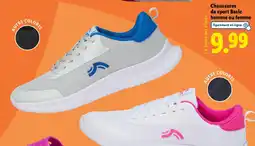 Lidl CRIVIT Chaussures de sport Basic homme ou femme Également en ligne offre