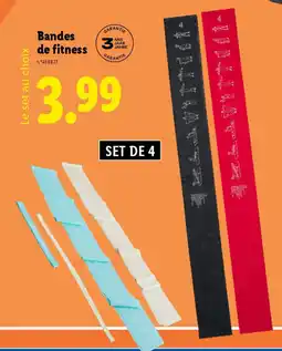 Lidl Bandes de fitness offre