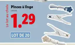 Lidl Pinces à linge offre