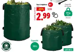 Lidl Sacs à végétaux offre
