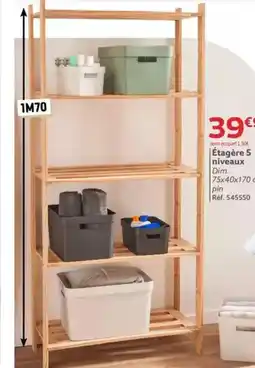 Gifi Étagère 5 niveaux offre