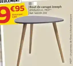 Gifi Bout de canapé Joseph offre