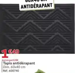 Gifi Tapis antidérapant Dim. 60x40 cm offre