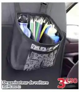 Gifi Organisateur de voiture offre