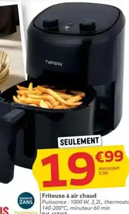Gifi HOMBAY Friteuse à air chaud offre