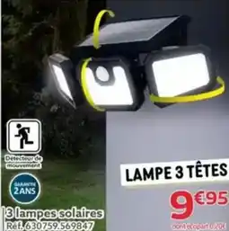 Gifi 3 lampes solaires offre