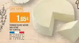 Match Fromage blanc nature offre