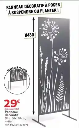 Gifi Panneau décoratif Dim. 50x130 cm, offre