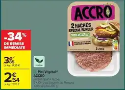 Carrefour Accro - plat végétal offre