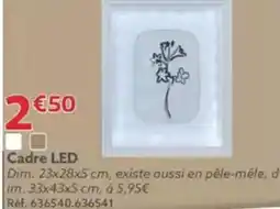 Gifi Cadre LED Dim. 23x28x5 cm offre