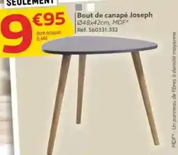 Gifi Bout de canapé Joseph offre