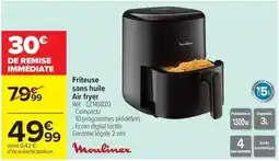 Carrefour Moulinex - friteuse sans huile air fryer offre