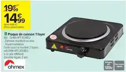 Carrefour Plaque de cuisson 1oyer offre