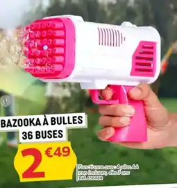 Gifi Bazooka à bulles 36 buses offre
