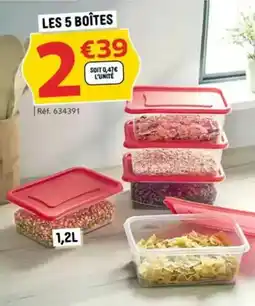 Gifi Les 5 boîtes offre