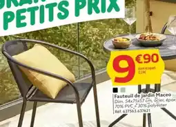 Gifi Fauteuil de jardin Maceo offre